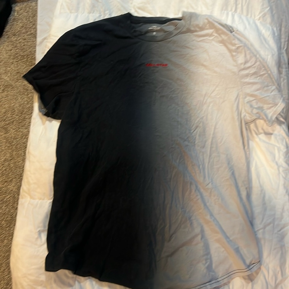 Hollister Black And White Fade Tshirt Tight Xxl